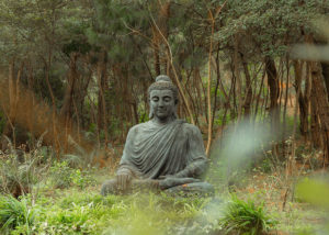 Statue of meditating Buddha
