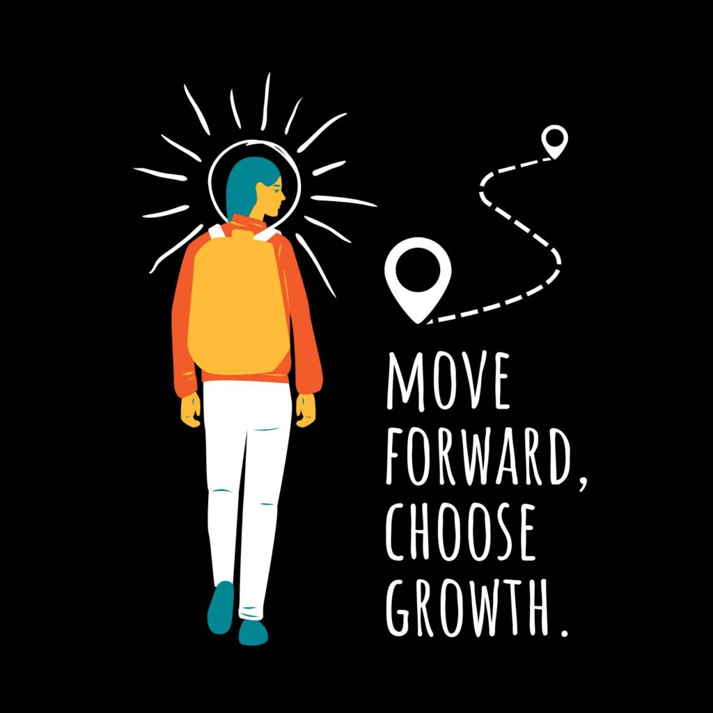 Slogan: Move forward, choose growth