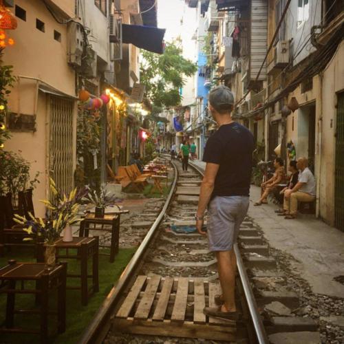 Train Street in Hanoi - Hubiwise Travels - Shot 3