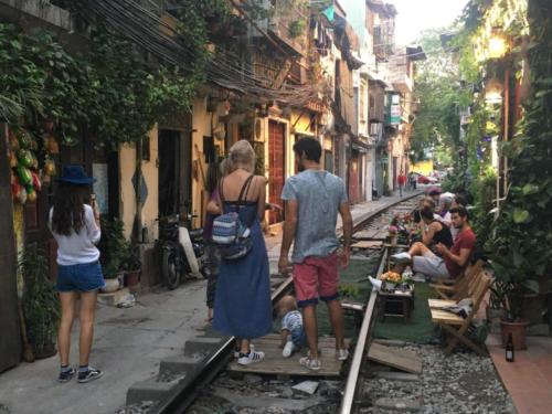Train Street in Hanoi - Hubiwise Travels - Shot 4